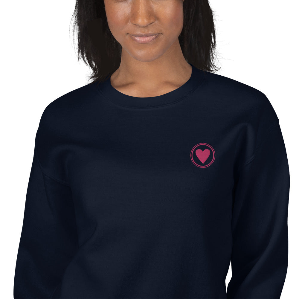 Spread Love | Unisex Embroidered Crewneck