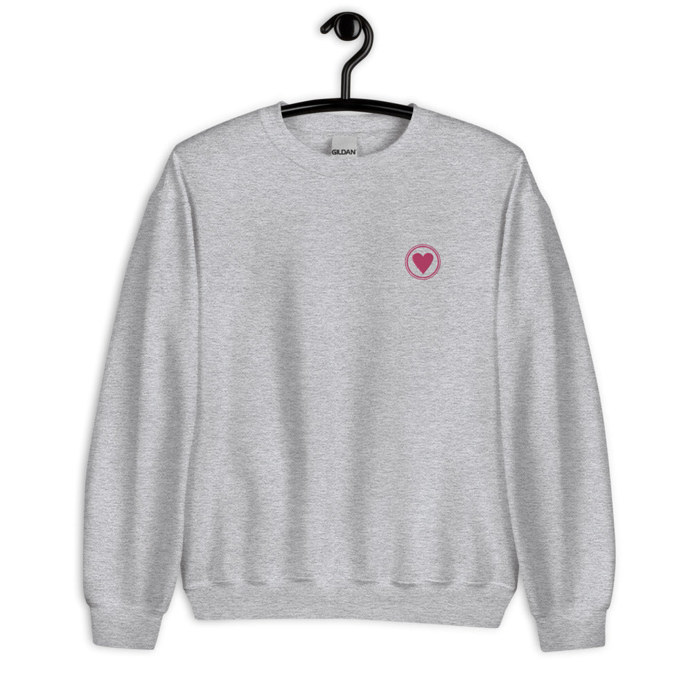 Spread Love | Unisex Embroidered Crewneck