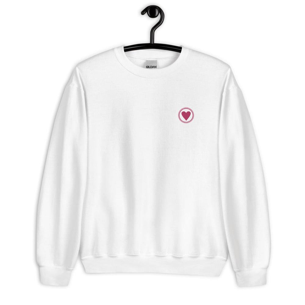 Spread Love | Unisex Embroidered Crewneck