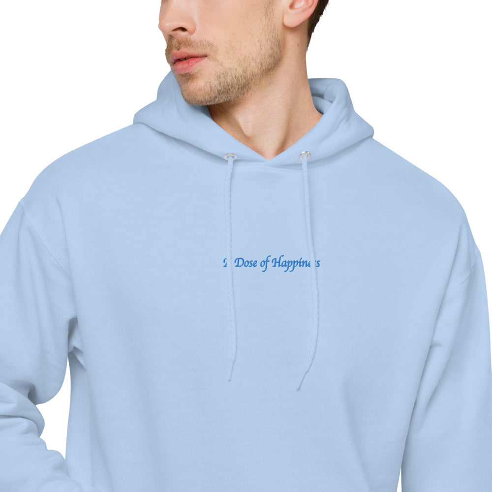 A Dose Of Happiness | Embroidered Unisex hoodie