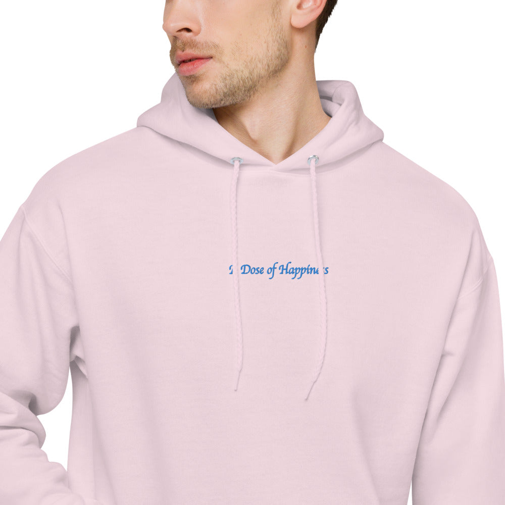 A Dose Of Happiness | Embroidered Unisex hoodie