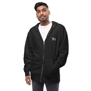 Turtle | Unisex Embroidered zip up hoodie