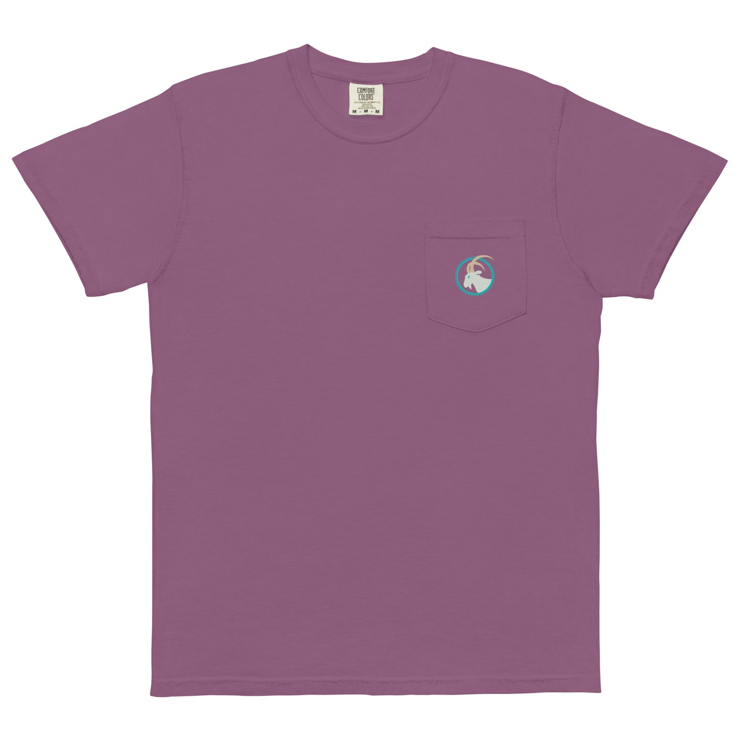 Goat | Unisex garment-dyed pocket t-shirt