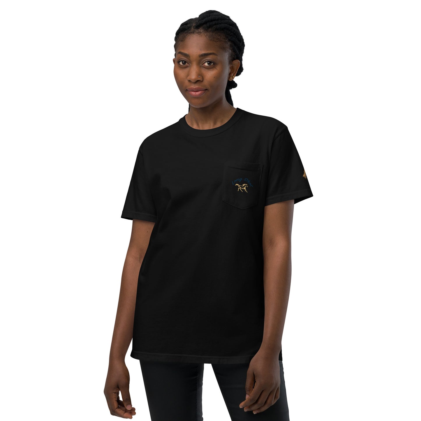 Long Shot | Unisex garment-dyed pocket t-shirt