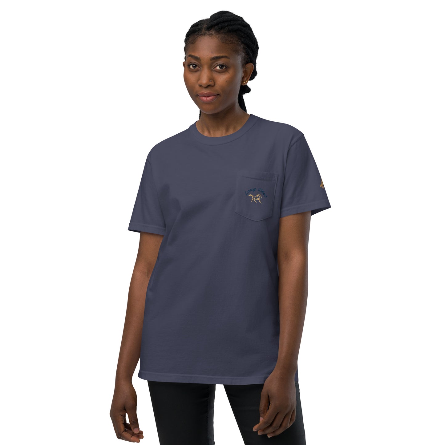 Long Shot | Unisex garment-dyed pocket t-shirt