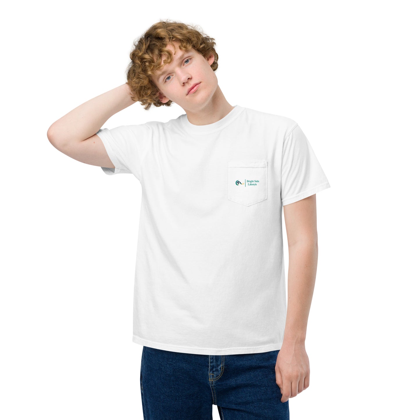 Bright Side Lifestyle Logo | pocket tee