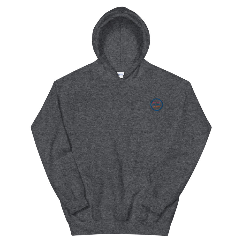 Sunset Waves | Embroidered Hoodie