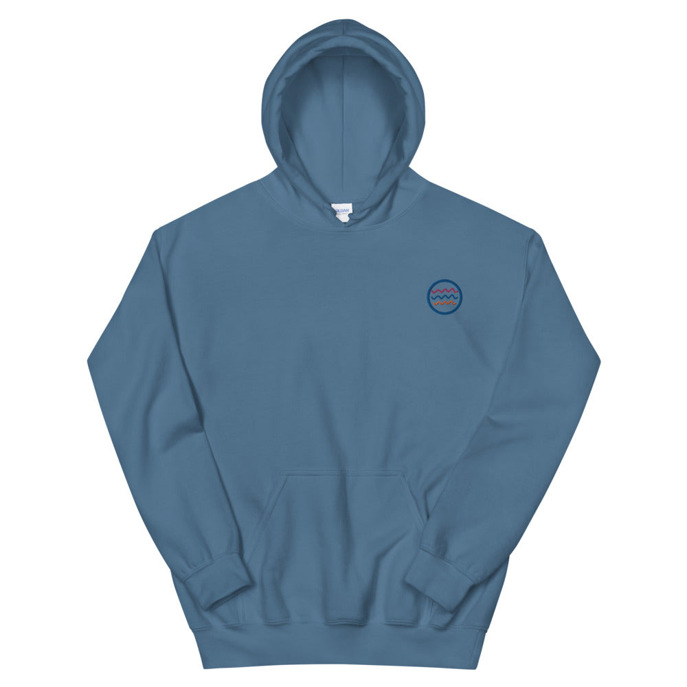 Sunset Waves | Embroidered Hoodie
