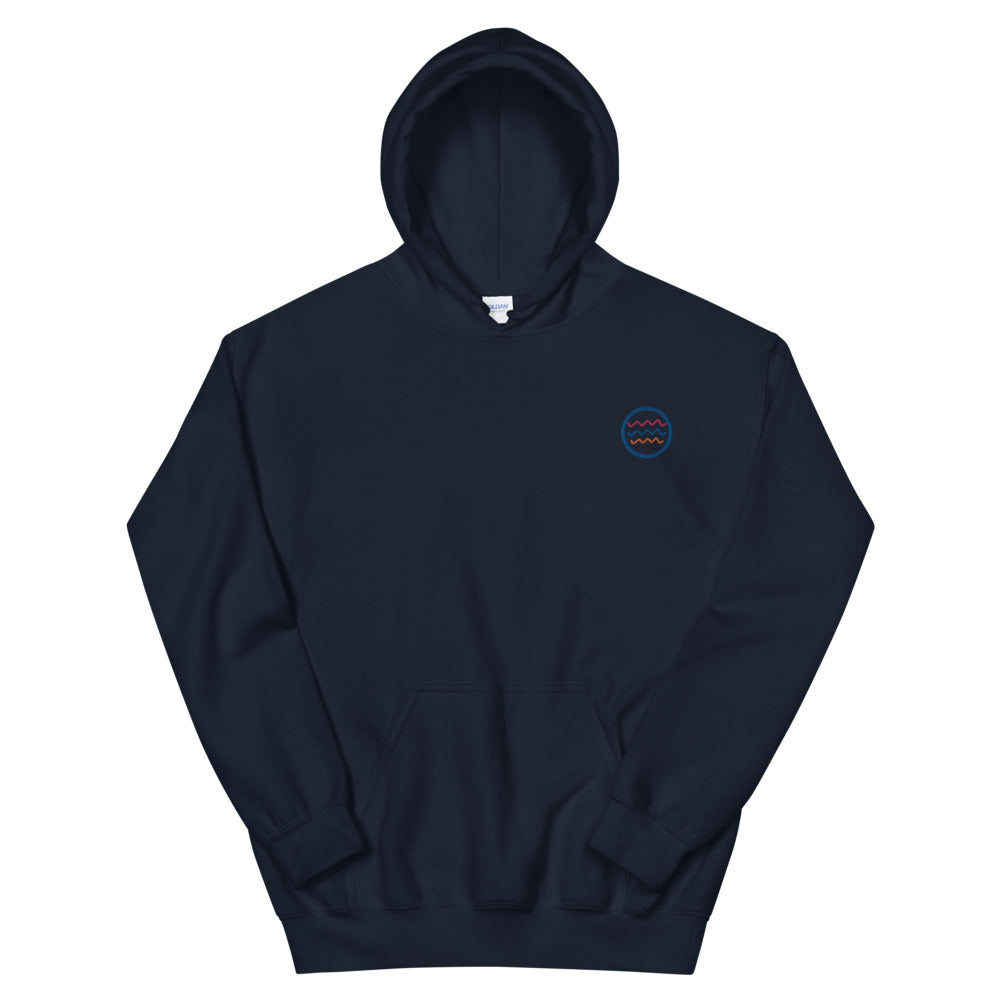 Sunset Waves | Embroidered Hoodie