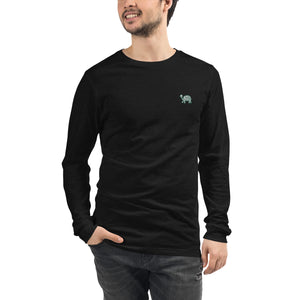 Turtle | Unisex Embroidered Long Sleeve Tee