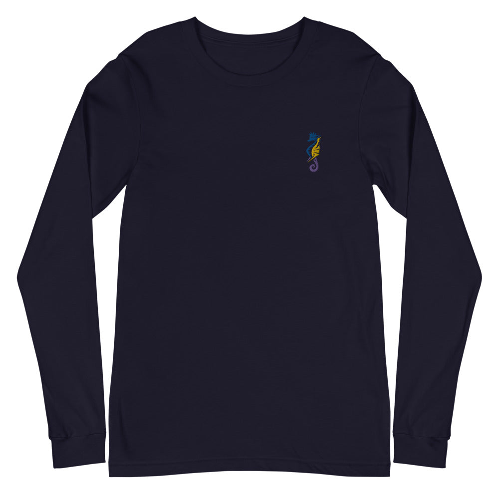 Sea Side | Embroidered Unisex Long Sleeve