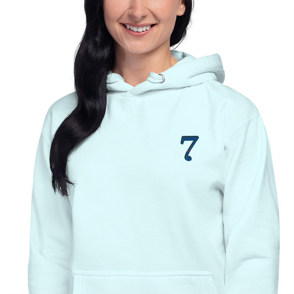 7 | Embroidered Unisex Hoodie