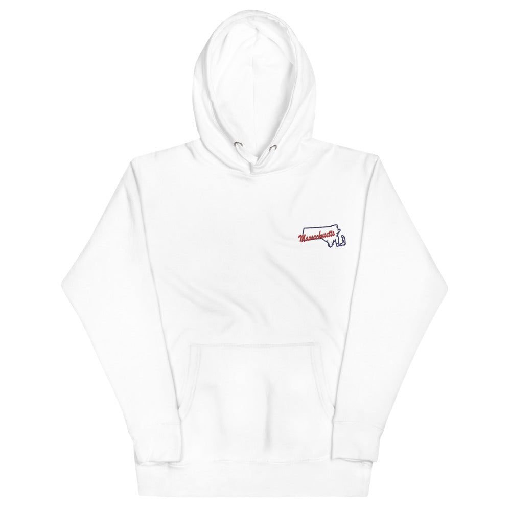 Massachusetts | Embroidered Hoodie