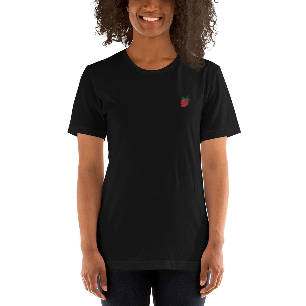 Strawberry | Embroidered Unisex T-Shirt