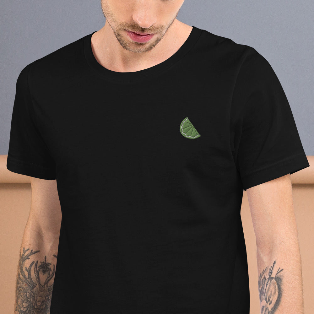 Lime | Embroidered T-Shirt