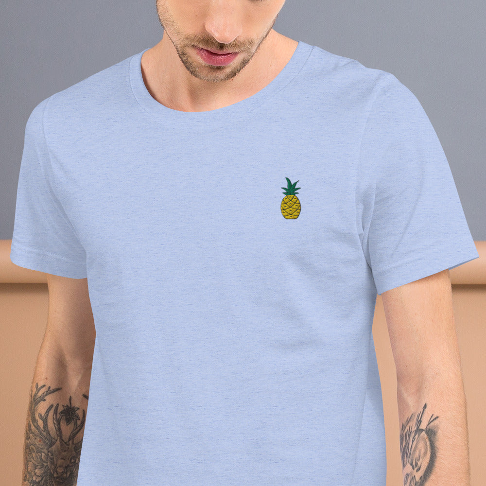 Pineapple | Embroidered Unisex T-Shirt