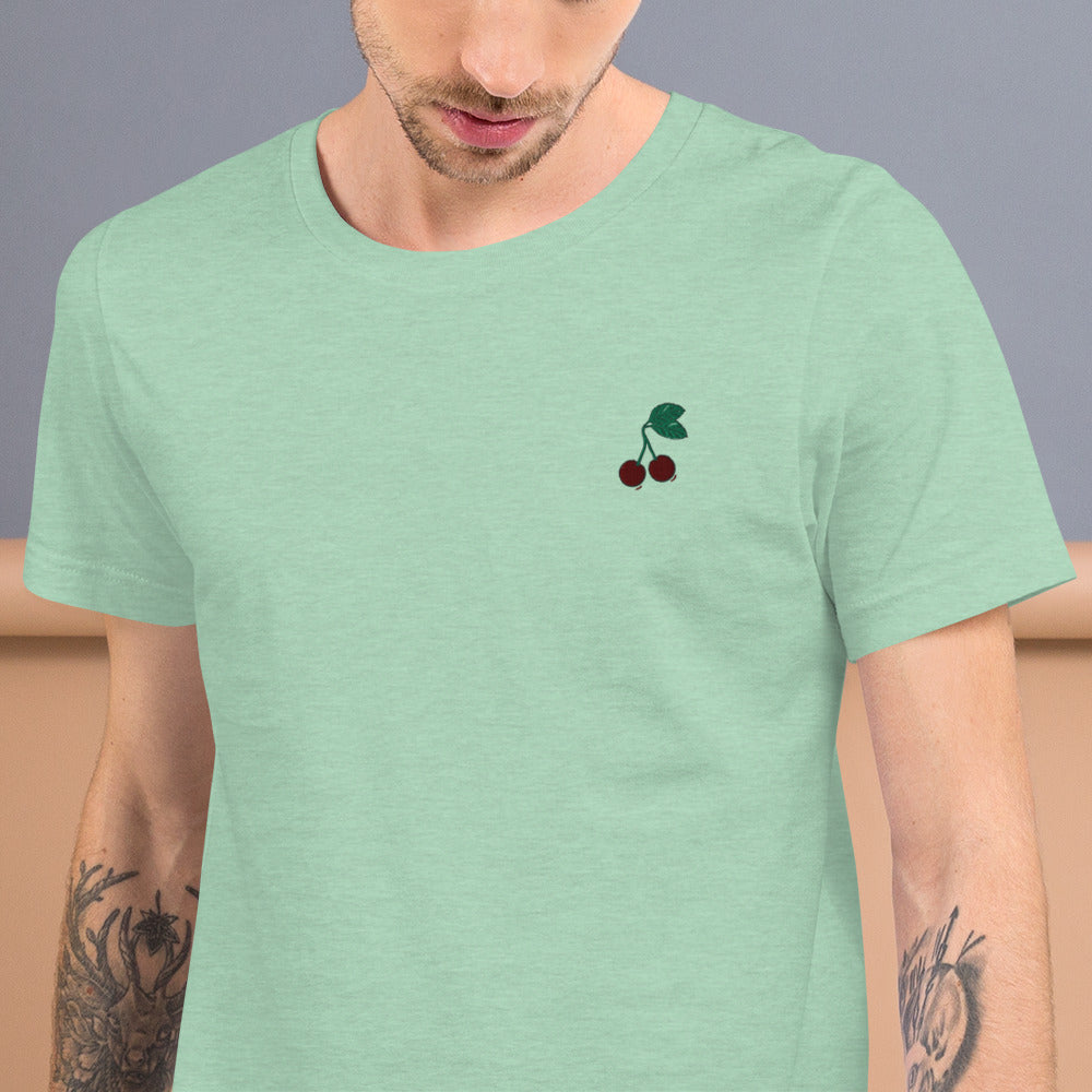 Cherries | Embroidered Unisex Tee