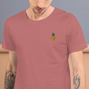 Pineapple | Embroidered Unisex T-Shirt