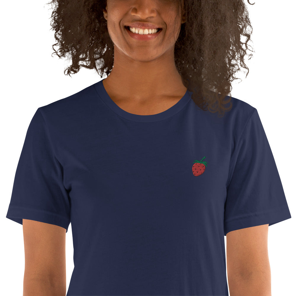 Strawberry | Embroidered Unisex T-Shirt