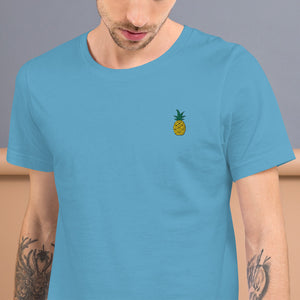 Pineapple | Embroidered Unisex T-Shirt