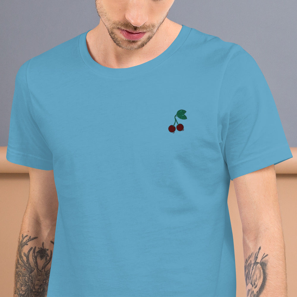 Cherries | Embroidered Unisex Tee