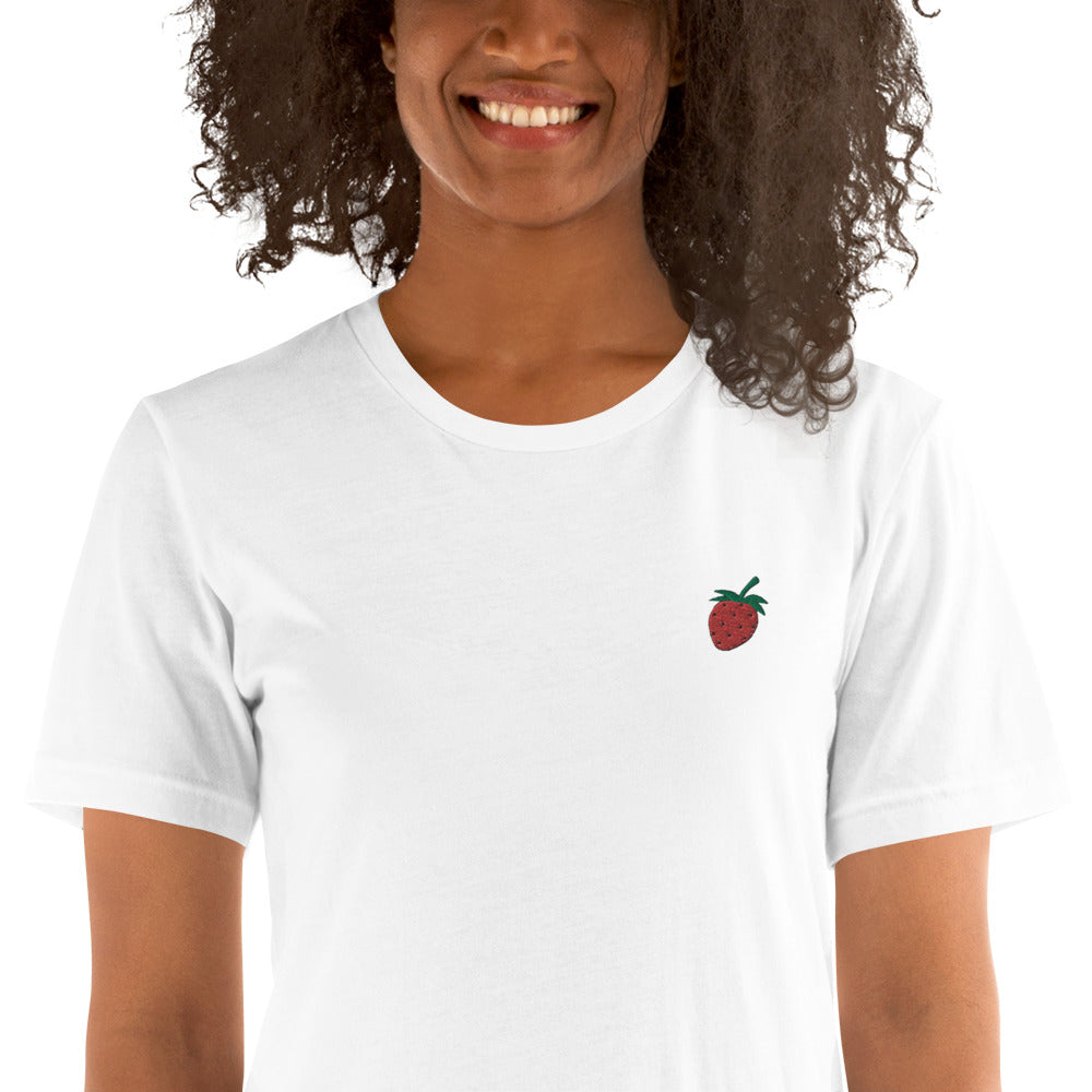 Strawberry | Embroidered Unisex T-Shirt