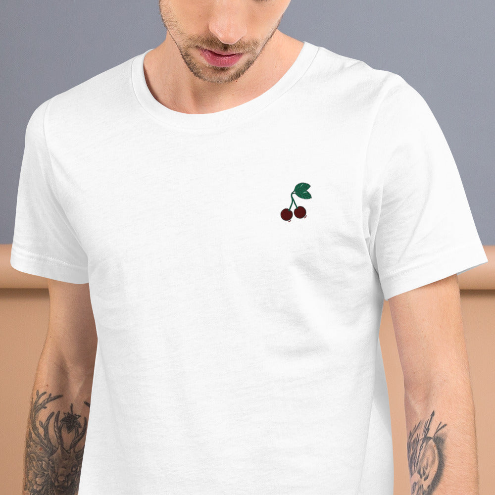 Cherries | Embroidered Unisex Tee