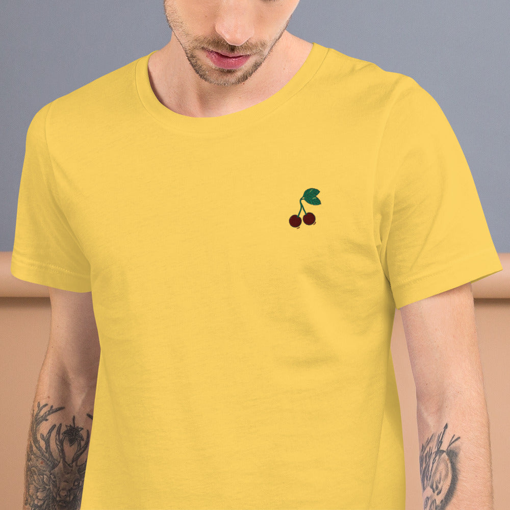 Cherries | Embroidered Unisex Tee