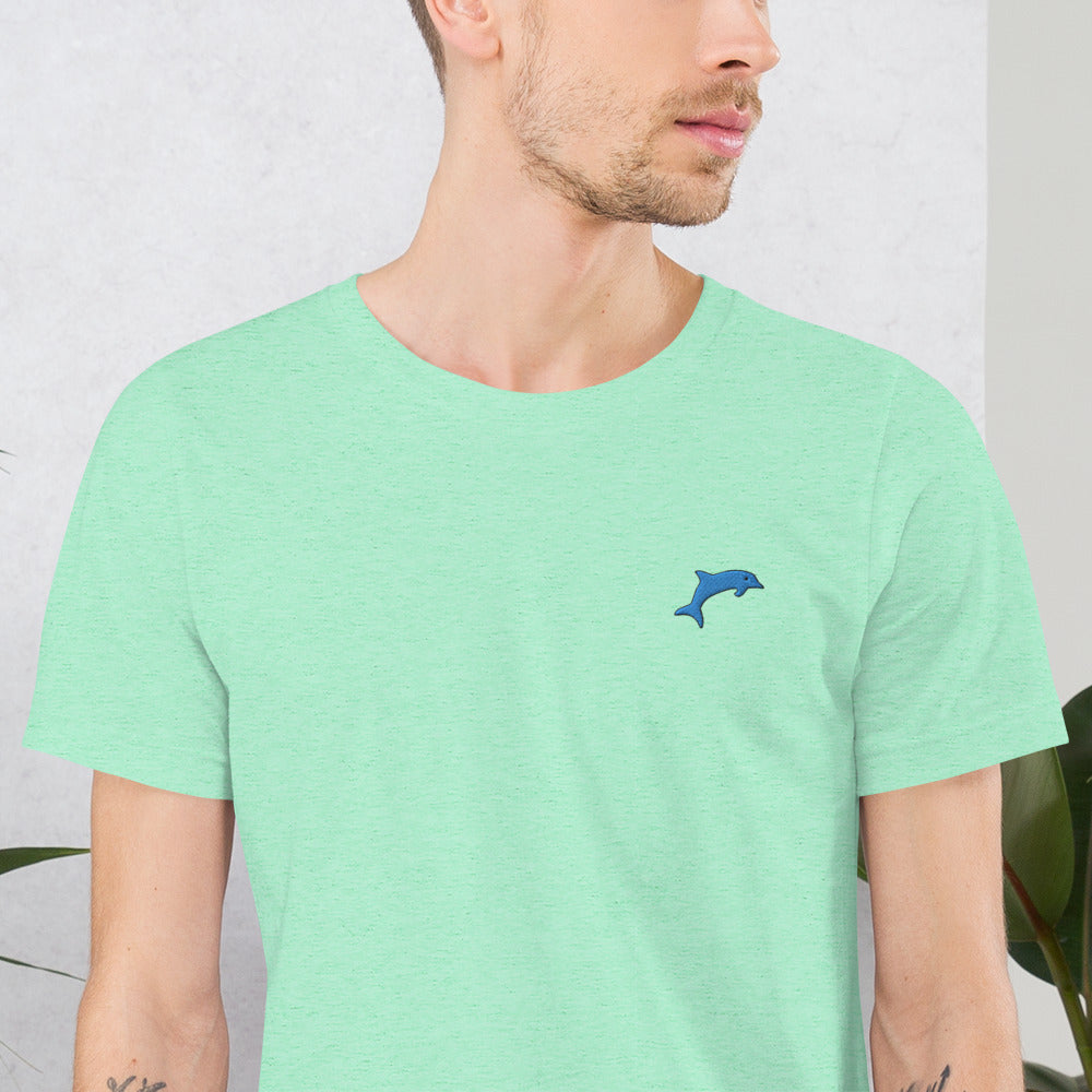 Dolphin | Unisex Embroidered tee