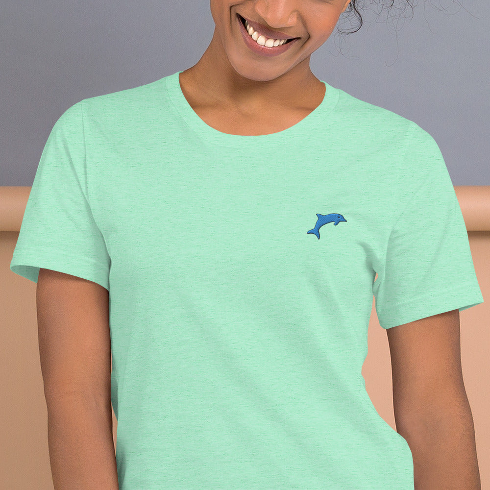 Dolphin | Unisex Embroidered tee