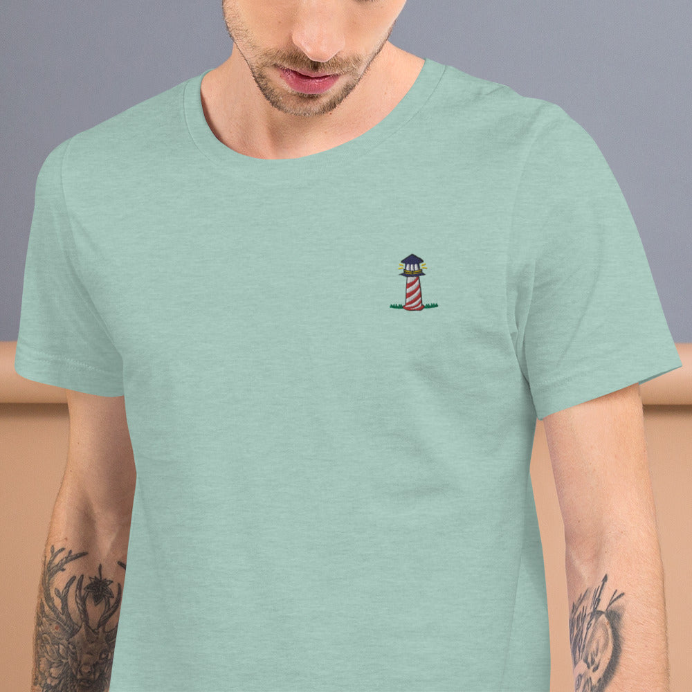 Lighthouse | Embroidered Unisex Tee