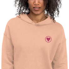 Load image into Gallery viewer, Spread Love | Crop Hoodie