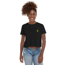 Load image into Gallery viewer, Pineapple | Embroidered Crop Tee